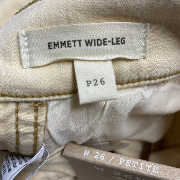 Madewell Pants Womens 26P Emmett Wide Leg High Rise Full Length - Picture 6 of 8